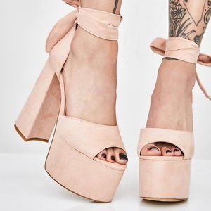 DOLLS KILL BLUSH NIGHT CAP PLATFORM HEELS